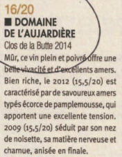RVF Janvier 2016 - Clos de la Butte